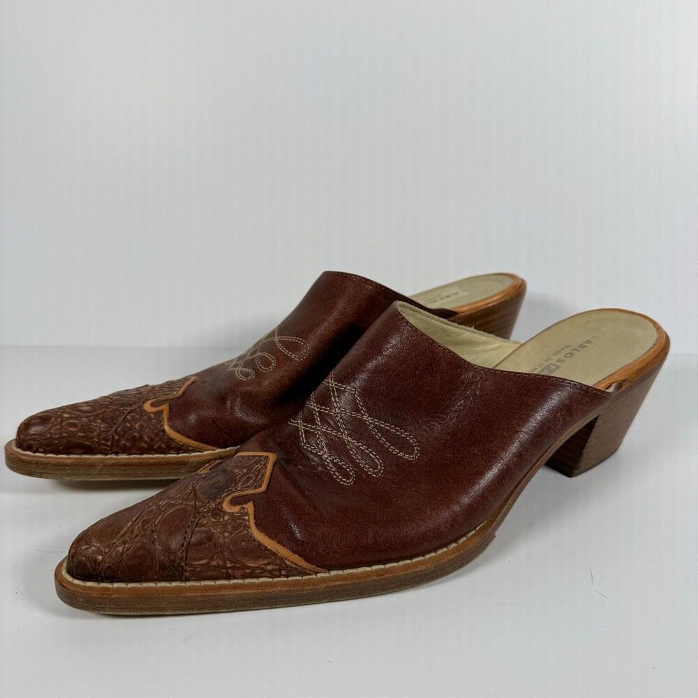 Carlos‎ Falchi Vintage Mules